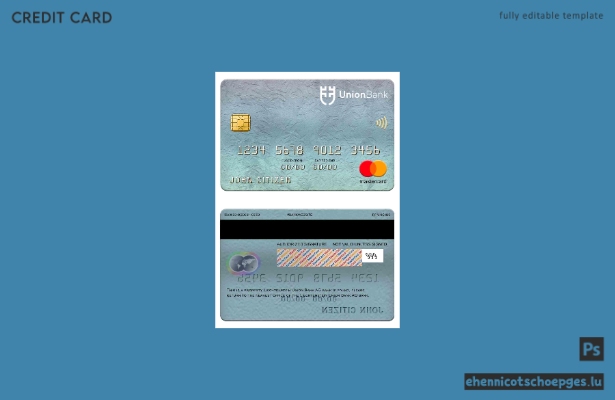 Liechtenstein Union Bank AG Bank Mastercard Beispielvorschau